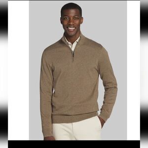 Jos. A. Bank Traveler Mens 1/4 zip pullover sweater, Size Large